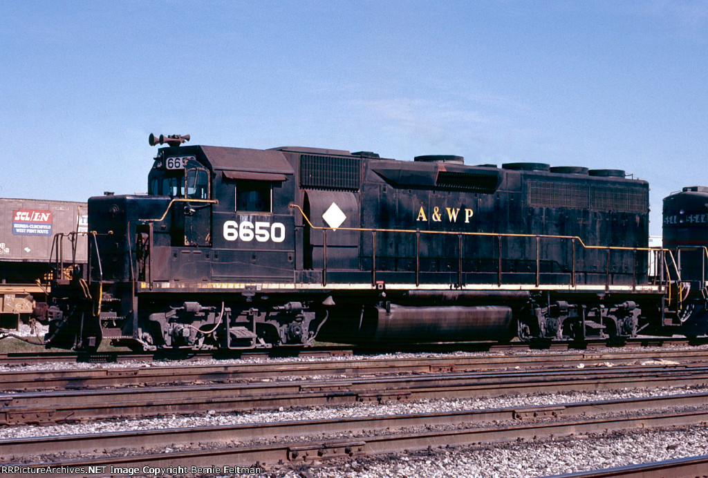 Seaboard System (Atlanta & West Point Railroad) GP40 6650